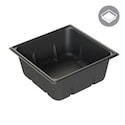 30 Gallon Reservoir, Black, Square