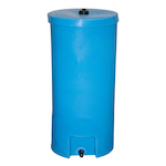 35 Gallon ROUND Water Caddie, Upright