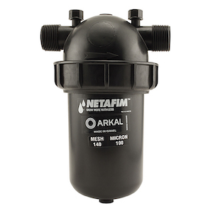 Netafim Manual Disc Filter 1in MPT x MPT 140 Mesh 5-26GPM