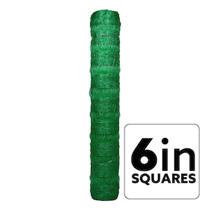 VineLine Durable Plastic Trellis Netting Green Roll 5ft x 1000ft w/ 6in Squares