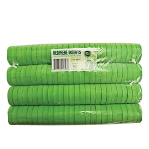 GROW1 Neoprene Inserts Green 2in (100pcs/Pack)
