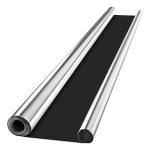Mylar Reflective Film on Black 7mil 4ft x 50ft