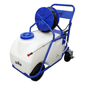 GROW1 CropCart 23 Gallon Battery Powered Ag Cart Sprayer 150ft Hose