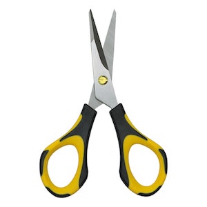 Piranha Pruner Bonsai Scissors - Polish Stainless Steel Blade - Yellow & Black Handle