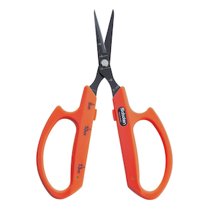 Saboten Fluorine Coated Angled Blade Trimming Scissors Orange (PT-2)