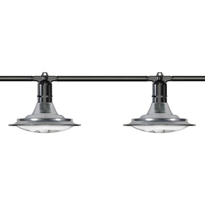 100' Greenhouse Expandable String Lights 14AWG w/ 12W LED 6500K Grow LED Bulbs (24 bulbs)