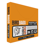 BirdBags 3 Gallon Turkey Bags Black & Clear 18" x 20" (100 Pack)