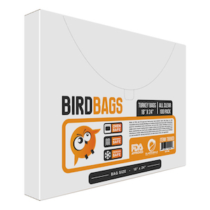 Bird Bags 4 Gallon Turkey Bags 18" x 24" (100 Pack)