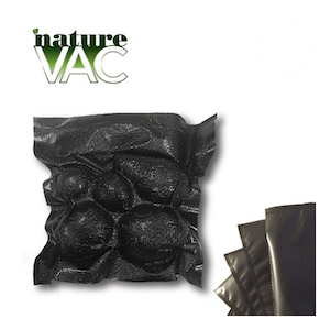 NatureVAC 15"x20" Precut Vacuum Seal Bags All Black (50-pack)