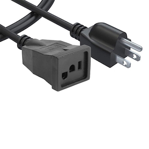 Reflector to 120V outlet adapter