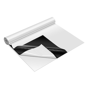 Panda Film Black and White Poly Film Roll 7mil 24ft x 100ft (3 Year)