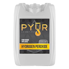 Pyur Scientific Hydrogen Peroxide 34% H2O2 5 Gallon (DROP SHIP ITEM)