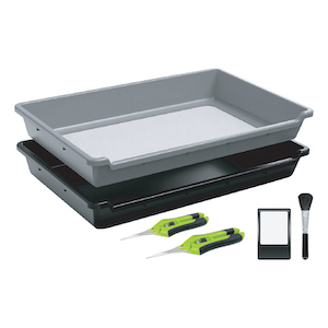 GROW1 Gray Trimming Tray Set