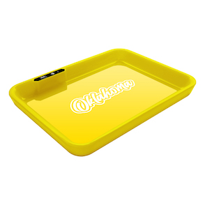 Dope&#160;Trays&#160;x Oklahoma - &#160;Yellow background White logo