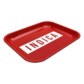 Large Dope Trays x Indica -&#160; red background white logo