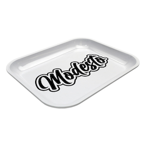 Large Dope Trays x Modesto &#8211; White background black logo