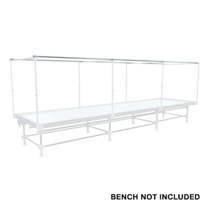 Trellis Box E Galvanized steel 6.5ft long Horizontal Trellis Side Bars and connectors (4 count/box)