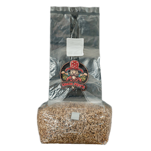 Uncle Myc's Rye Berry Grain 100% Sterilized Mushroom Spawn Bag 2lbs